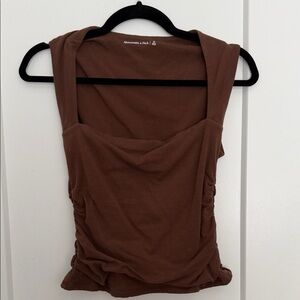 Abercrombie & Fitch Chocolate Brown Tank Top
